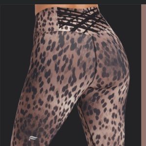 Like New. Cheetah Fabletics Powerhold Legging. Size L